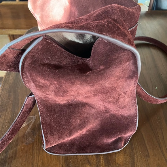 NWT J.Crew Large Berkeley tote in suede Brown - Picture 7 of 13